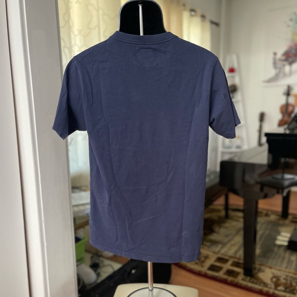 EUC Men’s Medium/Women’s Large Kenzo Graphic Tiger Print Cotton Tee Dark Navy - Picture 9 of 12